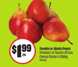 Chalo FreshCo Forelle or Abate Pears Product of South Africa Fancy Grade 4.39/kg offer