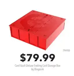 GameStop Card Vault Deluxe Trading Card Storage Box by Biogenik offer