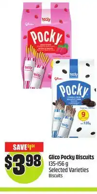 Chalo FreshCo Glico Pocky Biscuits 135-156 g Selected Varieties offer