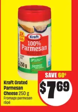 Chalo FreshCo Kraft Grated Parmesan Cheese 250 g offer