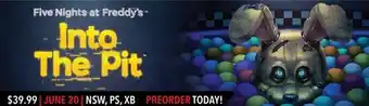 GameStop Five Nights at Freddy's Into The Pit offer