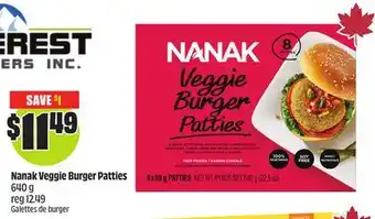 Chalo FreshCo Nanak Veggie Burger Patties 640 g offer