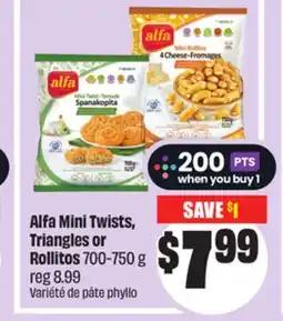 Chalo FreshCo Alfa Mini Twists, Triangles or Rollitos 700-750 g offer