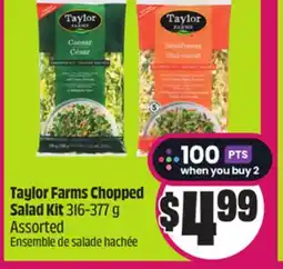 Chalo FreshCo Taylor Farms Chopped Salad Kit 316-377 g Assorted offer