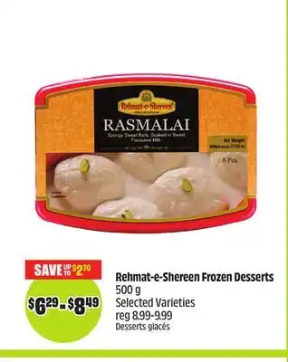 Chalo FreshCo Rehmat-e-Shereen Frozen Desserts 500 g Selected Varieties offer