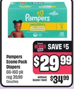 Chalo FreshCo Pampers Econo Pack Diapers 66-160 pk offer