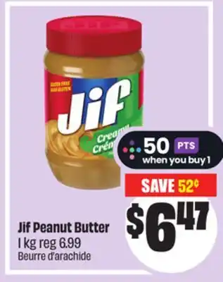 Chalo FreshCo Jif Peanut Butter 1 kg offer