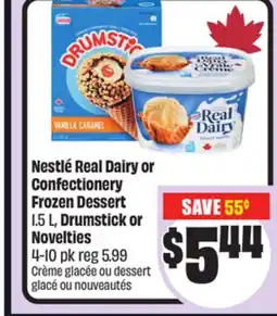 Chalo FreshCo Nestlé Real Dairy or Confectionery Frozen Dessert 1.5 L Drumstick or Novelties 4-10 pk offer