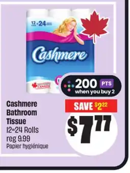 Chalo FreshCo Cashmere Bathroom Tissue 12 = 24 Rolls offer