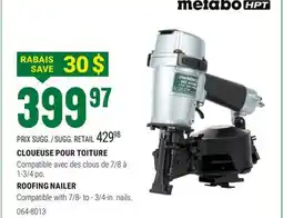 BMR CLOUEUSE POUR TOITURE offer