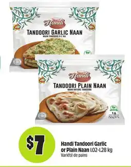 Chalo FreshCo Handi Tandoori Garlic or Plain Naan 1.02-1.28 kg offer