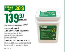 BMR ENS. DE SÉCURITÉ ANTI-CHUTE POUR COUVREUR offer