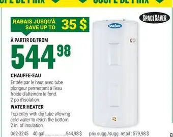 BMR CHAUFFE-EAU offer