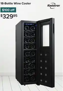 Linen Chest 18-Bottle Wine Cooler offer