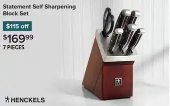 Linen Chest Statement Self Sharpening Block Set offer