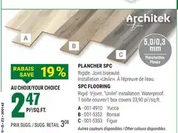 BMR PLANCHER SPC offer