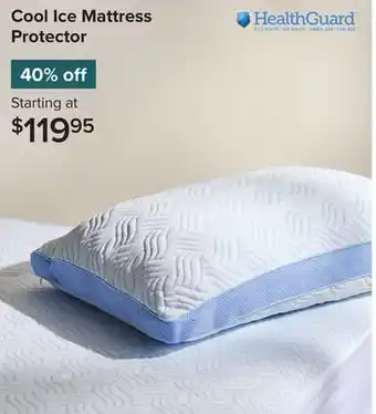 Linen Chest Cool Ice Mattress Protector offer