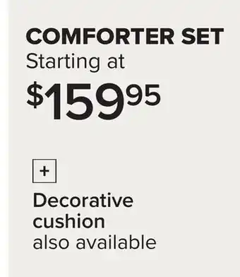 Linen Chest COMFORTER SET offer