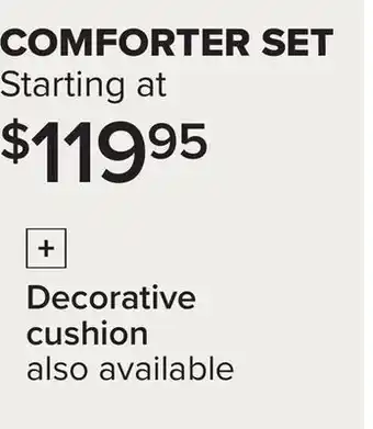 Linen Chest SANBORN COMFORTER SET Bedding offer