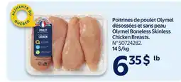 Walmart Olymel Boneless Skinless Chicken Breasts offer