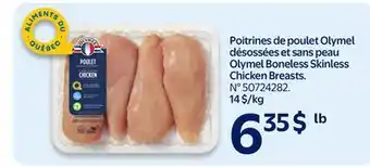 Walmart Olymel Boneless Skinless Chicken Breasts offer