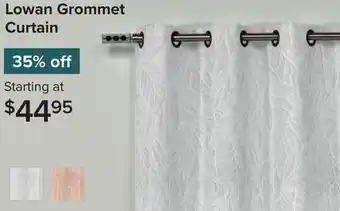 Linen Chest Lowan Grommet Curtain offer