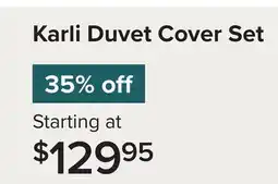 Linen Chest Karli Duvet Cover Set offer