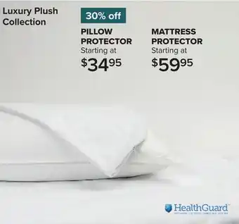 Linen Chest Luxury Plush Collection PILLOW PROTECTOR offer
