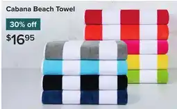 Linen Chest Cabana Beach Towel offer