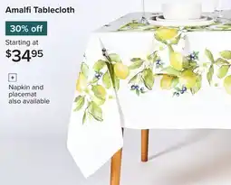 Linen Chest Amalfi Tablecloth offer