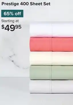 Linen Chest Prestige 400 Sheet Set offer