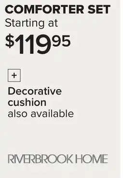 Linen Chest RIVERBROOK HOME COMFORTER SET offer