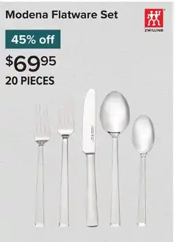 Linen Chest ZWILLING Modena Flatware Set offer