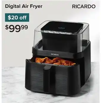 Linen Chest Ricardo Digital Air Fryer offer