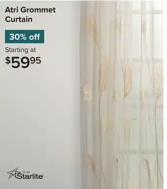 Linen Chest Atri Grommet Curtain offer