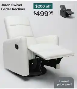 Linen Chest Joren Swivel Glider Recliner offer