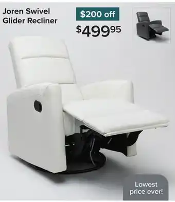 Linen Chest Joren Swivel Glider Recliner offer