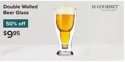 Linen Chest JS GOURMET Double Walled Beer Glass offer