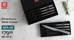 Linen Chest Zwilling Porterhouse Steak Knives offer