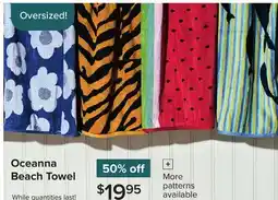 Linen Chest Oceanna Beach Towel offer