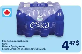 Walmart Natural Spring Water offer