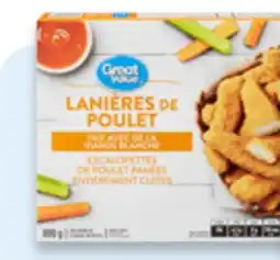 Walmart Great Value Breaded Chicken Burgers, Strips or Nuggets offer