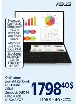 Walmart ASUS Zenbook DUO 14 offer