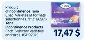 Walmart Tena Incontinence Products offer