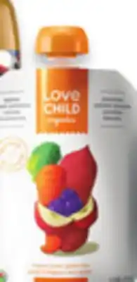 Walmart Love Child Organic Purees offer
