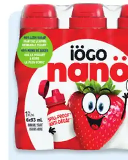 Walmart iögo nanö Drinkable Yogurt offer
