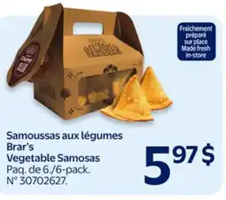 Walmart Brar's Vegetables Samosas offer