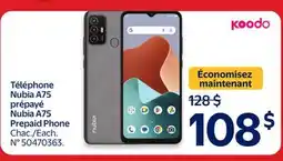 Walmart Nubia A75 Phone offer