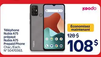 Walmart Nubia A75 Phone offer