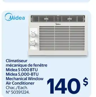 Walmart Midea 5,000-BTU Mechanical Window Air Conditioner offer
